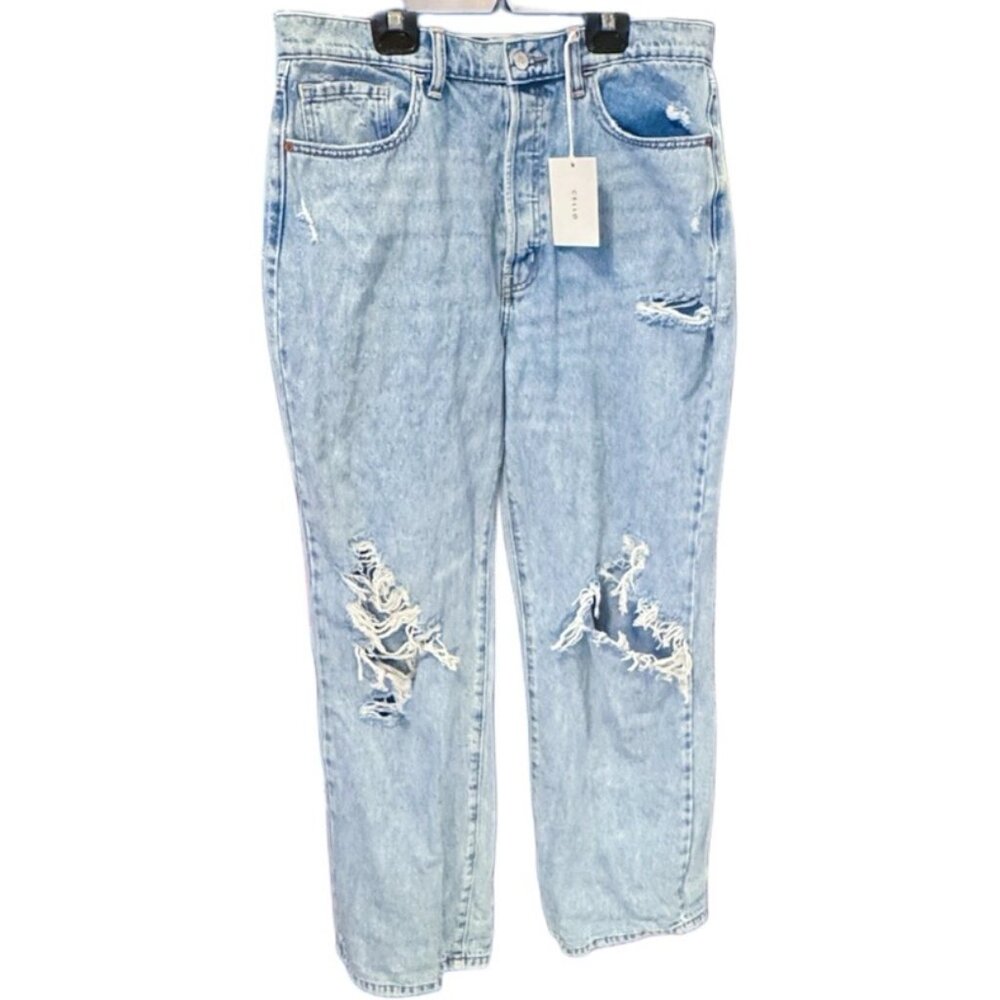 Cello Men's 13  Stone Wash High Rise Jeans Five Pockets Straight Leg NEW